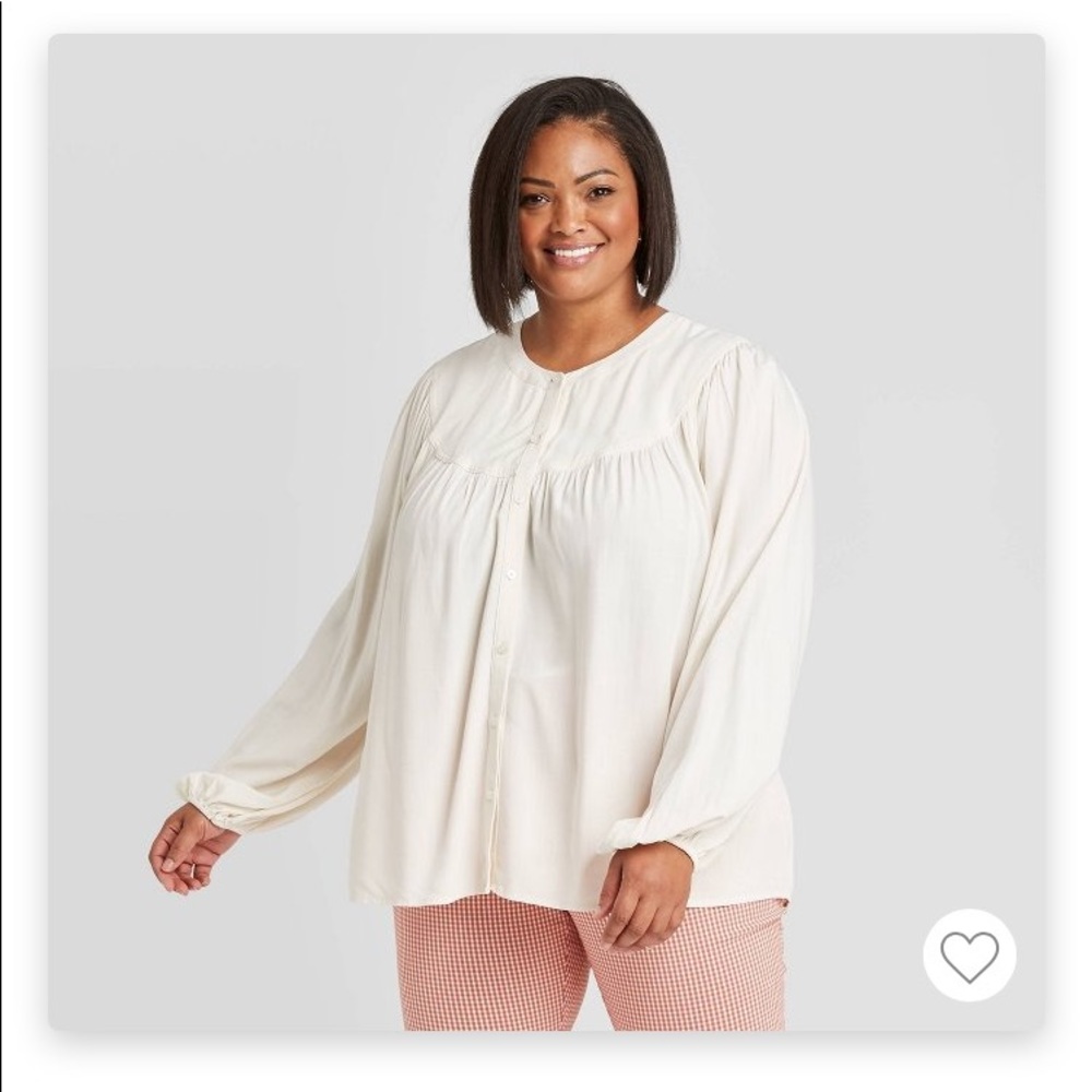 A New Day Cream Long-sleeve Top ✨